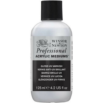 Winsor &amp; Newton Professional Acrylic Medium UV Vernis Glans 125ml