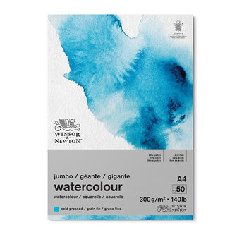 Winsor &amp; Newton Aquarel Papier A4 Jumbo Pad