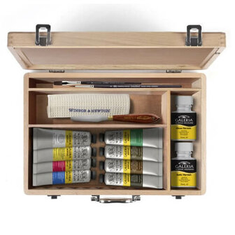 Winsor &amp; Newton Galeria Acrylic Woodbox 2