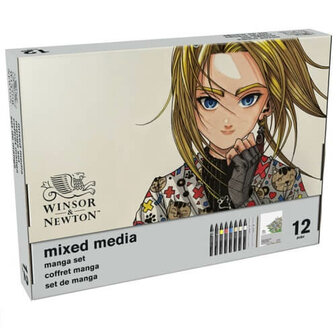 Winsor &amp; Newton Mixed Media Manga Set