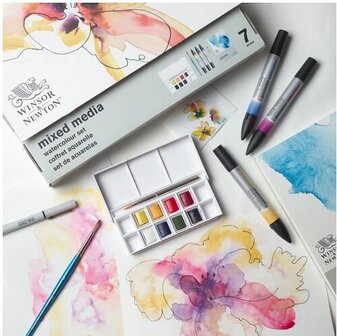 Winsor &amp; Newton Mixed Media Aquarel Set 3