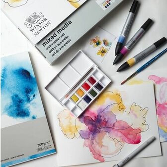 Winsor &amp; Newton Mixed Media Aquarel Set 4