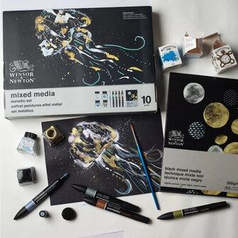 Winsor &amp; Newton Mixed Media Metallic Set 3