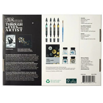 Winsor &amp; Newton Mixed Media Metallic Set 7