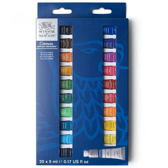 Winsor &amp; Newton Cotman Tubes Collection 20x5ml