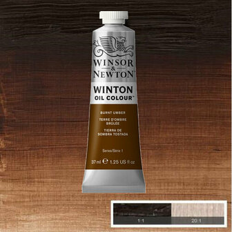 Winton Olieverf 37ML Burnt Umber nr3 076