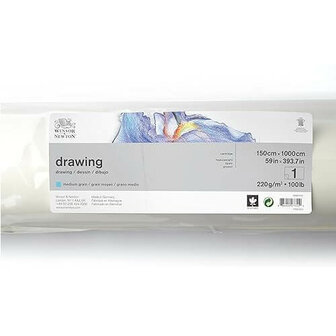 Winsor &amp; Newton Tekenpapier Medium Korrel Rol 150x1000cm 4