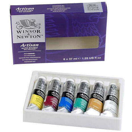 Winsor & Newton Artisan Water Mixable Oil Colour Set 6x37ml 3