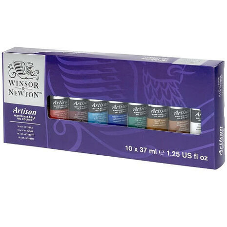 Winsor & Newton Artisan Water Mixable Oil Colour Set 10x37ml