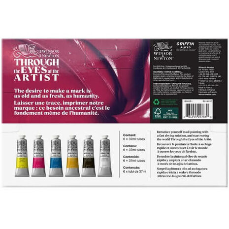 Winsor & Newton Griffin Oil Beginners Set 2