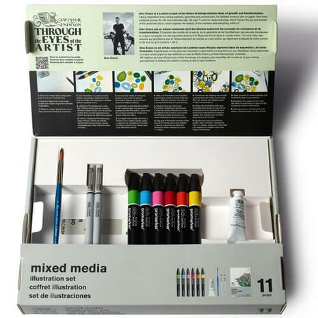 Winsor & Newton Mixed Media Illustration Set 1