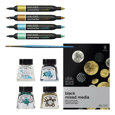 Winsor & Newton Mixed Media Metallic Set 2