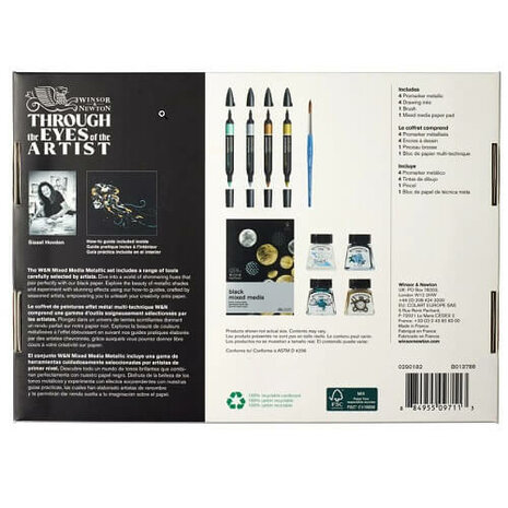 Winsor & Newton Mixed Media Metallic Set 7