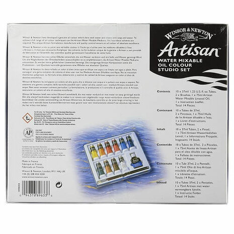 Winsor & Newton Artisan Water Mixable Oil Colour Studio Set 2