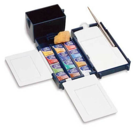 Winsor & Newton Cotman Field Box Aquarelset 12 halve napjes