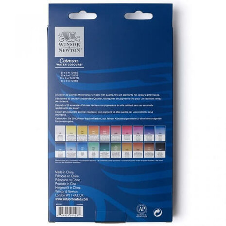 Winsor & Newton Cotman Tubes Collection 20x5ml 7