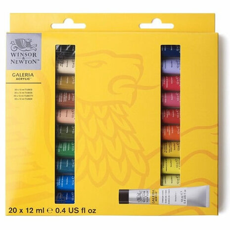 Winsor & Newton Galeria Acrylverf Set 20x12ml