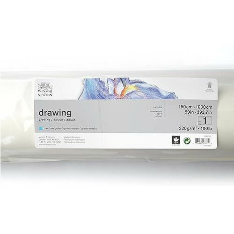 Winsor & Newton Tekenpapier Medium Korrel Rol 150x1000cm 4